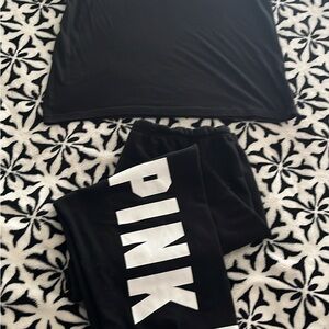 Black PINK Logo Shorts